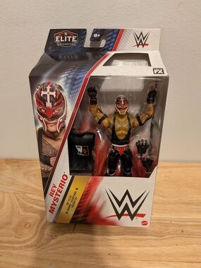 WWE Rey Mysterio Action Figure - Red, Black & Gold